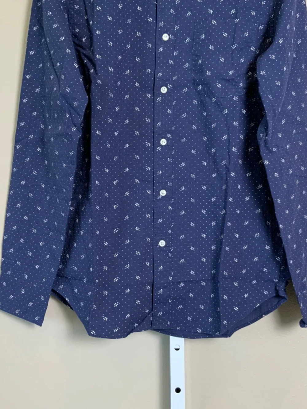 J. Crew Slim Stretch Secret Wash Button Down Shirt in Little Branch Dot